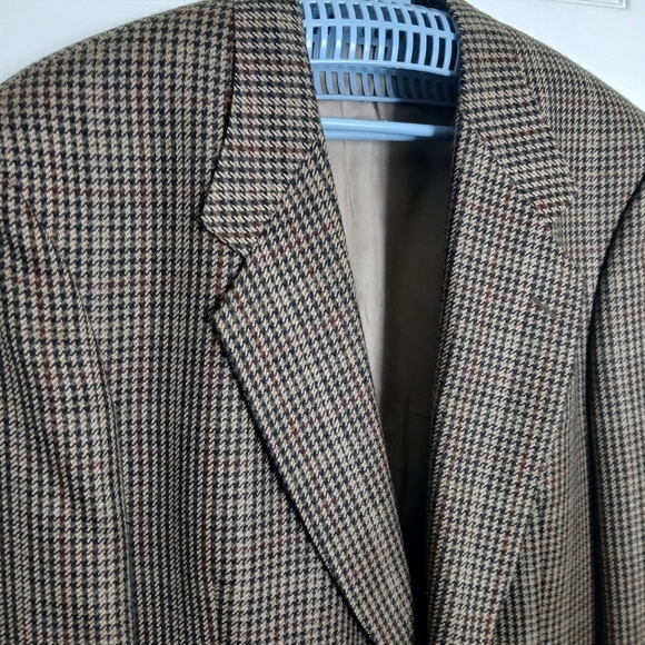 Pierre Cardin men's houndstooth wool blazer. Sz 44. - Picture 7 of 10